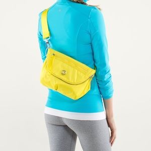 Lululemon yellow Festival Bag GUC